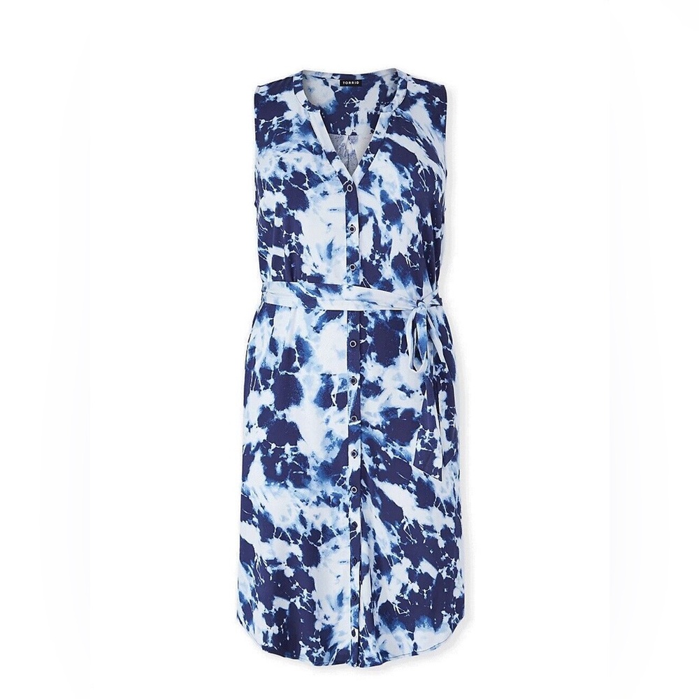 Torrid tie-dye dress 1X